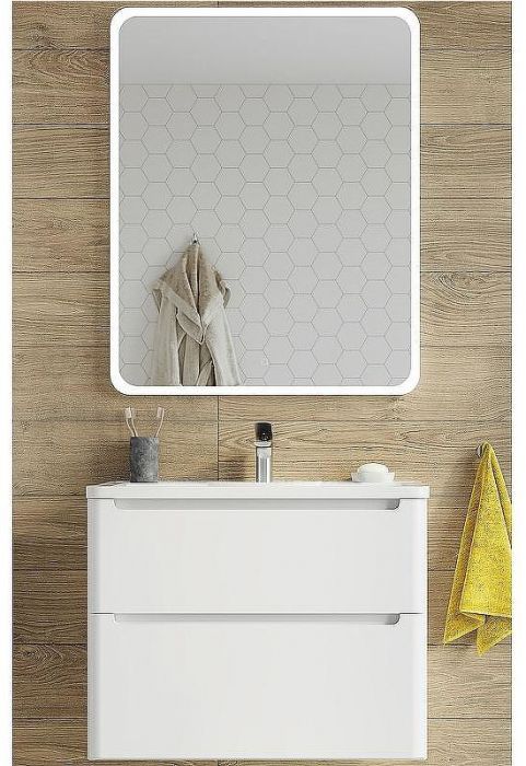 Комплект мебели для ванной STWORKI Монтре 80 432021 подвесной Белый