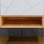 Ниша для тумбы Бриклаер Кристалл 70 4627125415890 Дуб Бунратти