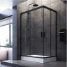 Душевой уголок AM.PM Gem 120х80 W90G-404-120280-BT профиль Черный матовый стекло прозрачное Душевой уголок AM.PM Gem 120х80 W90G-404-120280-BT профиль Черный матовый стекло прозрачное