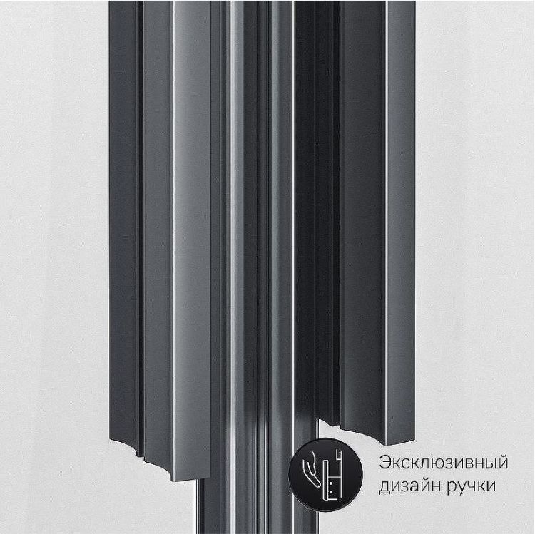 Душевой уголок AM.PM Gem 120х80 W90G-404-120280-BT профиль Черный матовый стекло прозрачное Душевой уголок AM.PM Gem 120х80 W90G-404-120280-BT профиль Черный матовый стекло прозрачное