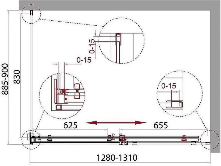 Душевой уголок BelBagno Acqua 130х90 ACQUA-AH-1-130/90-C-NERO профиль Черный стекло прозрачное Душевой уголок BelBagno Acqua 130х90 ACQUA-AH-1-130/90-C-NERO профиль Черный стекло прозрачное