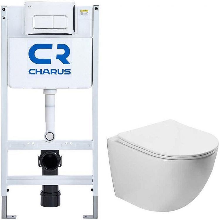 Комплект унитаза Vincea Globo VT1-14S с инсталляцией Charus City CR.200.21.01 с сиденьем Микролифт и клавишей смыва Хром глянцевый Комплект унитаза Vincea Globo VT1-14S с инсталляцией Charus City CR.200.21.01 с сиденьем Микролифт и клавишей смыва Хром глянцевый