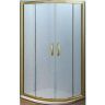 Душевой уголок Good Door Jazze R-120-G-BR 120x80 профиль Бронза стекло матовое