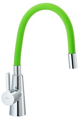 Смеситель для кухни Ekko E4205-E52 цвет Хром Салатовый