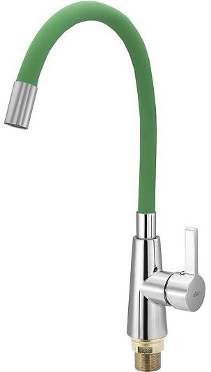 Смеситель для кухни Ekko E4205-E52 цвет Хром Салатовый