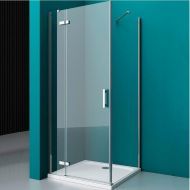 Душевой уголок BelBagno Kraft 120х80 KRAFT-AH-12-120/80-C-Cr-L профиль Хром стекло прозрачное
