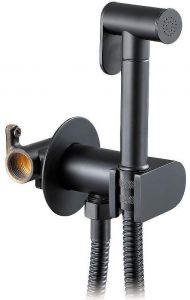 Гигиенический душ со смесителем Viko V-4952 Черный матовый Гигиенический душ со смесителем Viko V-4952 Черный матовый