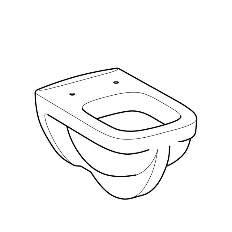 Унитаз подвесной Geberit Renova Nr.1 Plan, 202160000