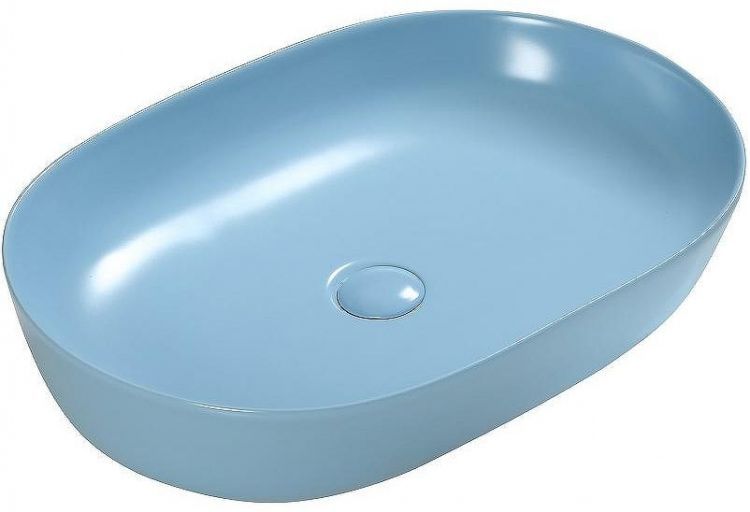 Раковина-чаша SantiLine 60 SL-1017BL Голубая матовая