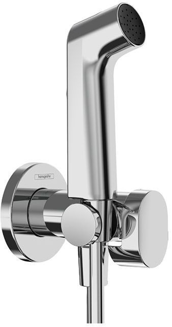 Hansgrohe Bidette E Гигиенический душ со смесителем, держатель, цвет: хром