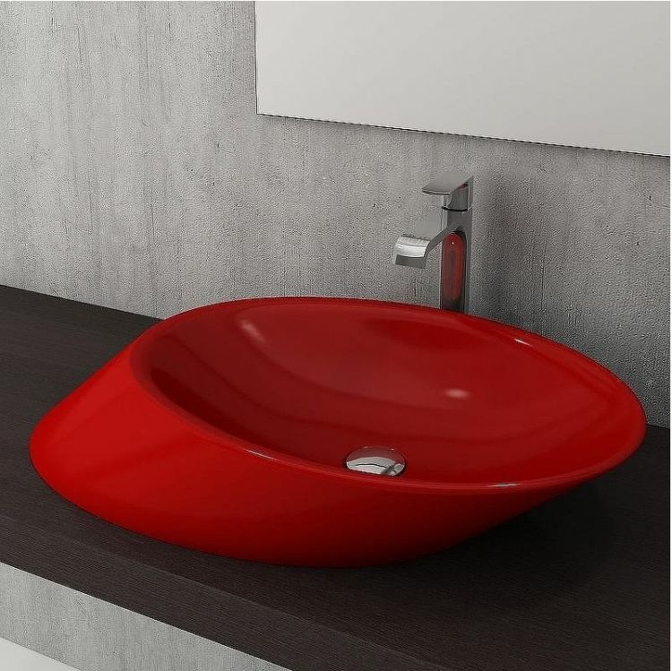 Раковина-чаша Bocchi Vessel 72 1013-019-0125 Красная глянцевая