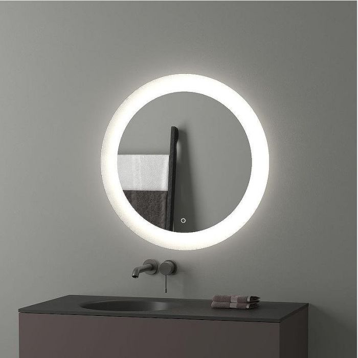 Зеркало Evoform Ledshine d70 BY 2624 с подсветкой 16.5 W - сенсорный выключатель - нейтральный белый свет