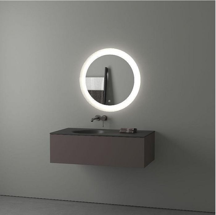 Зеркало Evoform Ledshine d70 BY 2624 с подсветкой 16.5 W - сенсорный выключатель - нейтральный белый свет