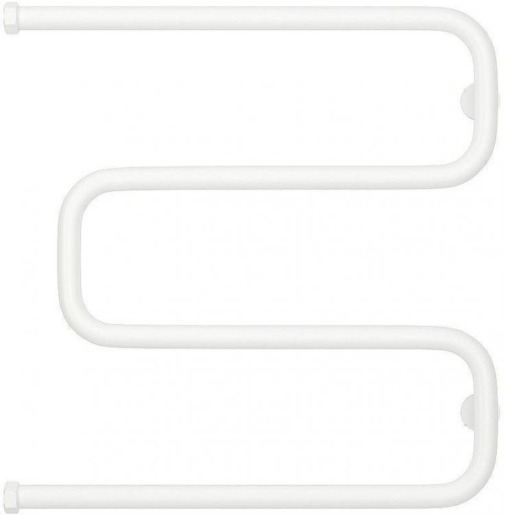 Водяной полотенцесушитель Сунержа Ш-образный 600x600 30-0014-6060 Белый матовый
