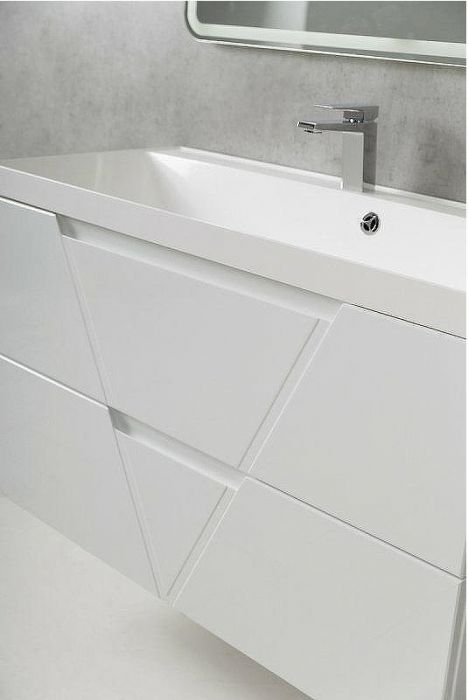 Тумба под раковину BelBagno Vittoria 80 VITTORIA-800-2C-SO-BL-P подвесная Bianco Lucido