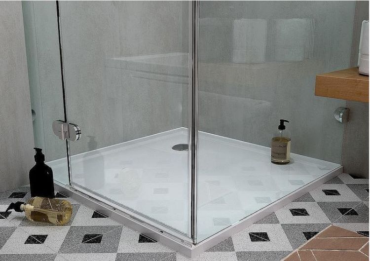 Душевой поддон из искусственного камня Aquaton Калифорния М 90x90 1A737536CA010 Белый