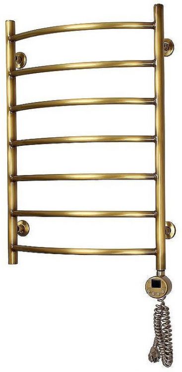Электрический полотенцесушитель Domoterm Калипсо П7 500x700 АБР ER Античная бронза