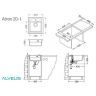 Кухонная мойка Alveus Granital Atrox 20 Terra G22 470x500 1131987 Песчаная