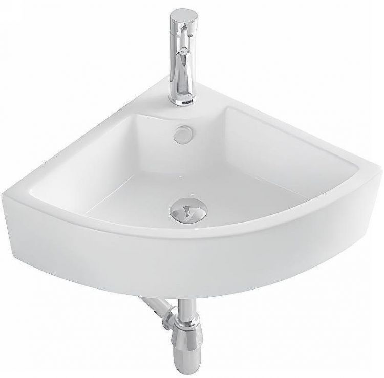 Раковина Aquatek 47 AQ5166B-00 угловая Белая