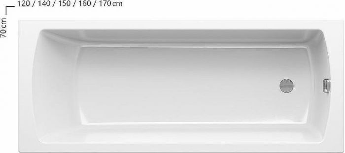 Акриловая ванна Ravak Classic II 140x70 CC21000000 без гидромассажа