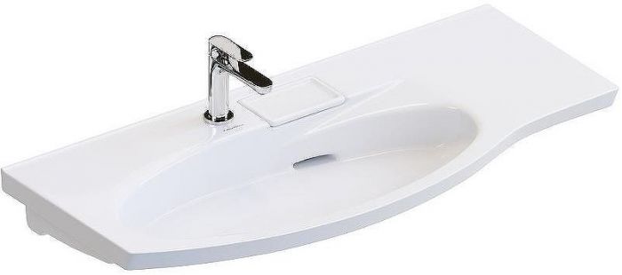 Раковина Kerama Marazzi Riva 100 L RV.wb.100Lh Белая глянцевая