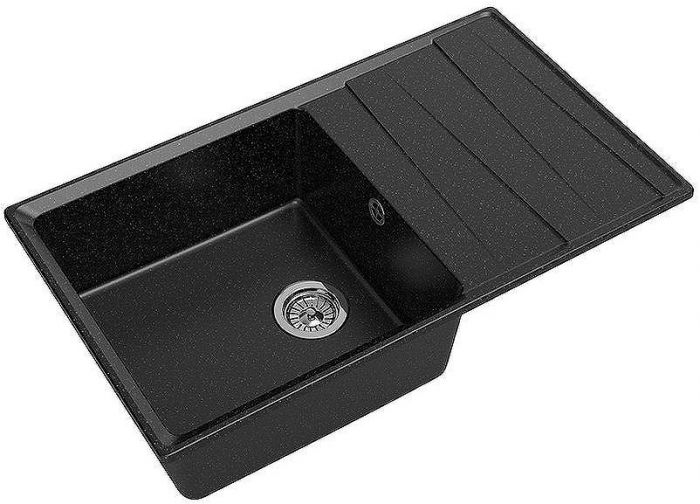 Кухонная мойка GranFest Level GF-LV-860L Черная