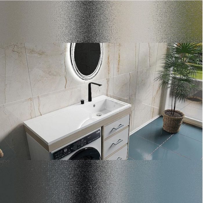 Раковина Maretti Umbria 120 R UM13SM44-844 с местом под стиральную машину Белая