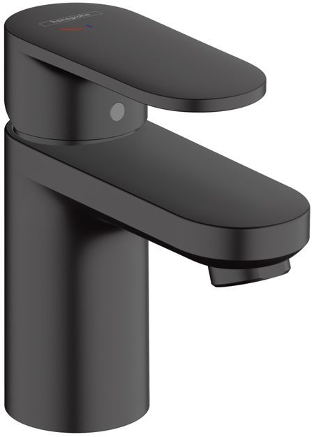 Hansgrohe Vernis Blend Смеситель для раковины, излив 70 мм, цвет: матовый черный