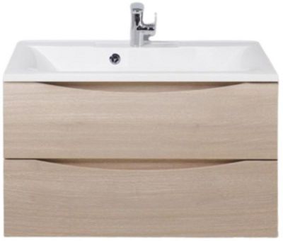 Тумба под раковину BelBagno Marino 80 MARINO-800-2C-SO-RG-P подвесная Rovere Grigio