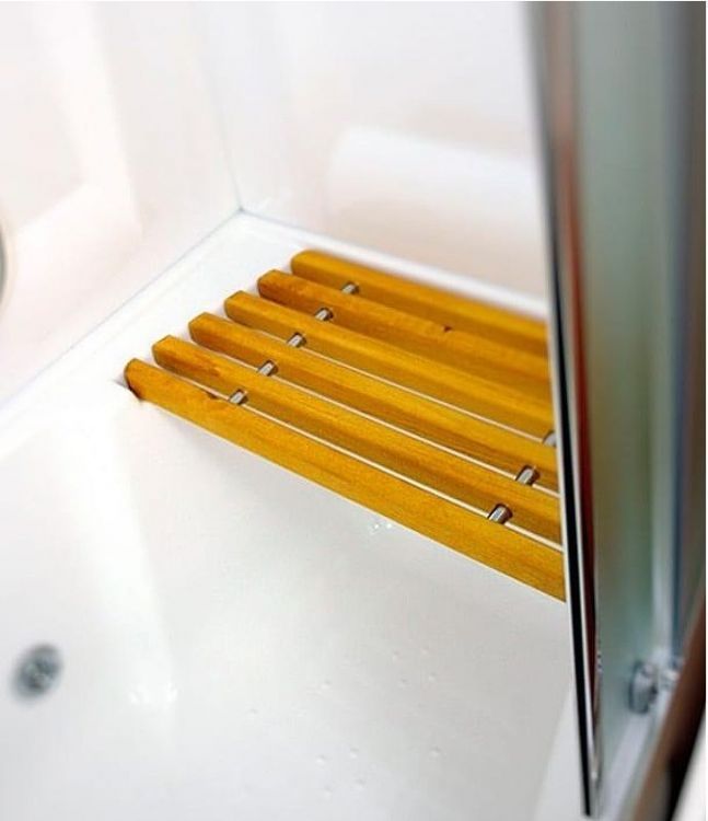 Душевой бокс Radomir Элис 2 168x85 L 1-04-1-1-5-0961 с баней профиль Белый стекло матовое