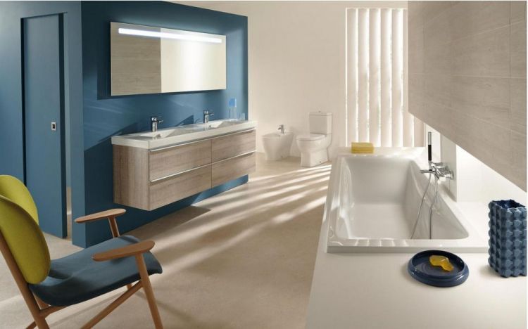 Тумба под раковину Jacob Delafon Odeon Up 135 см EB997-E71 серый дуб