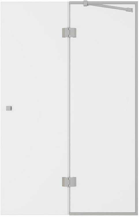 Шторка на ванну D&K Matrix 90 DG1109001 профиль Хром стекло прозрачное