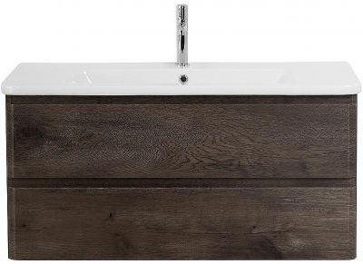 Тумба под раковину BelBagno 105 ALBANO-CER-1050-2C-SO-RNG подвесная Robere Nature Grigio