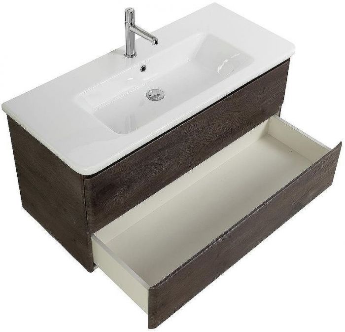 Тумба под раковину BelBagno 105 ALBANO-CER-1050-2C-SO-RNG подвесная Robere Nature Grigio