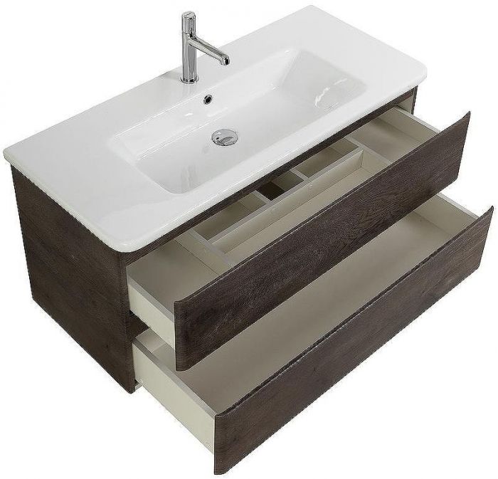 Тумба под раковину BelBagno 105 ALBANO-CER-1050-2C-SO-RNG подвесная Robere Nature Grigio