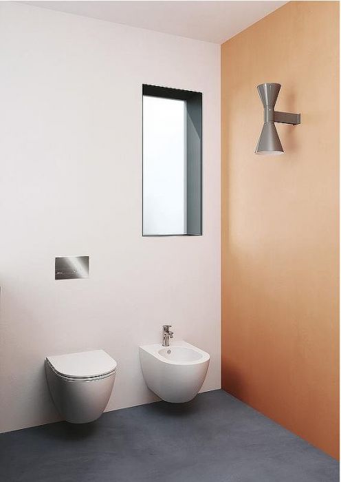 Биде Azzurra Comoda CMBIS000000MBI/(COM 500/SOSP bi)*1 подвесное Белое