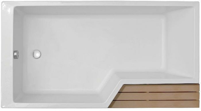 Акриловая ванна Jacob Delafon Bain Douche Neo 160x90 L E6D000L-00 без гидромассажа