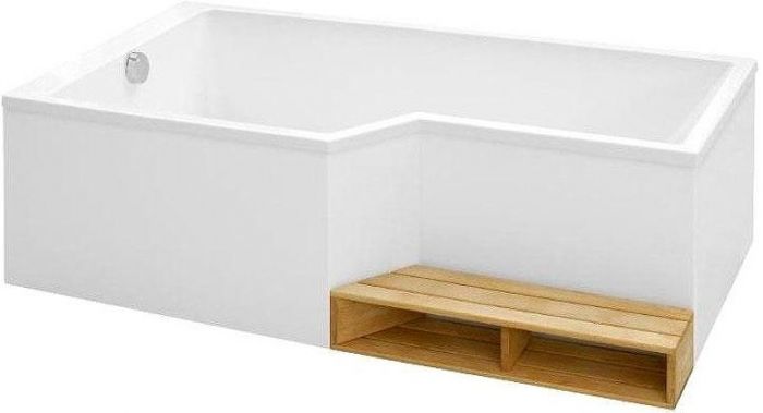 Акриловая ванна Jacob Delafon Bain Douche Neo 160x90 L E6D000L-00 без гидромассажа