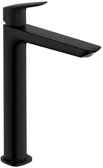 Hansgrohe Logis Смеситель для раковины, однорычажный, 240 Fine, без сливного гарнитура, цвет: матовый черный