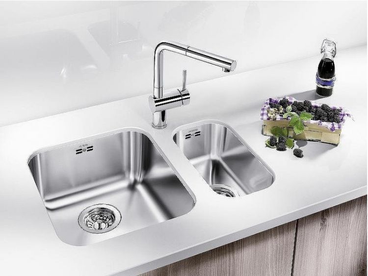 Кухонная мойка Blanco Supra 340-U 518199 Нержавеющая сталь полированная