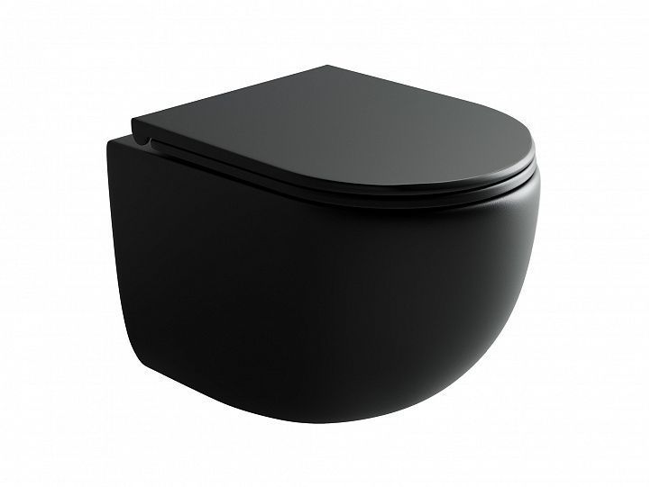 Подвесной унитаз CERAMICANOVA UP безободковый, смыв Торнадо CN4007MB