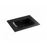 Умывальник CERAMICANOVA Element накладной прямоугольный (цвет Черный Матовый) CN7001MB