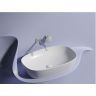 Умывальник CERAMICANOVA Element чаша накладная овальная (цвет Белый Матовый) CN6049MW