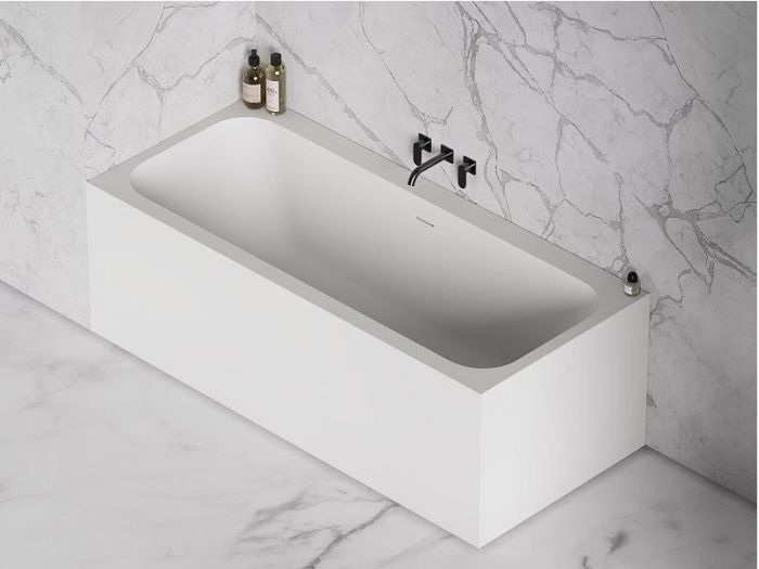 Ванна из искусственного камня Salini Orlanda Kit 180х80 102122M Белая матовая