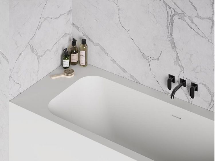 Ванна из искусственного камня Salini Orlanda Kit 180х80 102122M Белая матовая