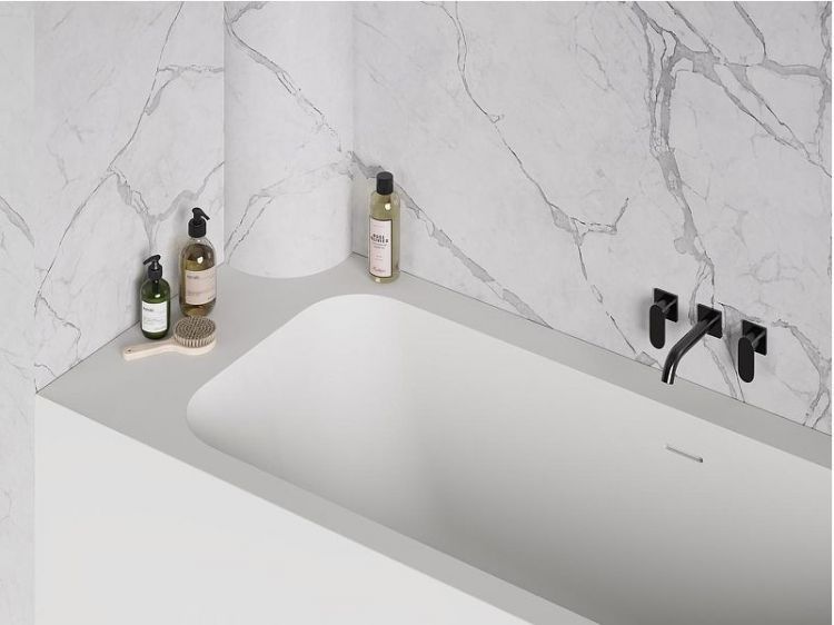 Ванна из искусственного камня Salini Orlanda Kit 180х80 102122M Белая матовая