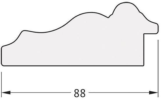 Зеркало Evoform Octagon 71х71 BY 7347 в багетной раме - Римская бронза 88