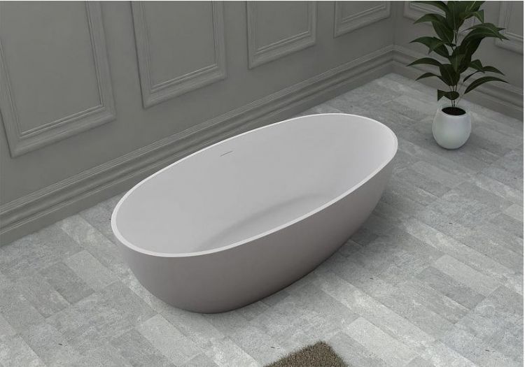 Ванна из искусственного камня Abber Stein 130x68 AS9641-1.3 без гидромассажа Ванна из искусственного камня Abber Stein 130x68 AS9641-1.3 без гидромассажа