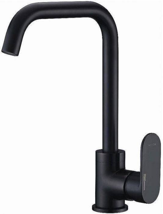 Смеситель для кухни WasserKRAFT Elbе 7407 Черный матовый
