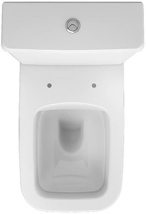 Унитаз компакт Vitra Polar Open-Back 9843B003-7201 с бачком и сиденьем Микролифт